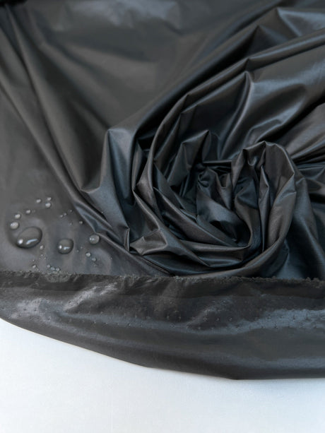 Waterproof Gray Polyamide Jacket Fabric