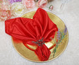 Satin Dinner Napkins 20x20 Red