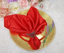 20"x20" Satin Napkins for Elegant Table 10 Piece Pack