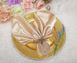 Satin Dinner Napkins 20x20 Champagne