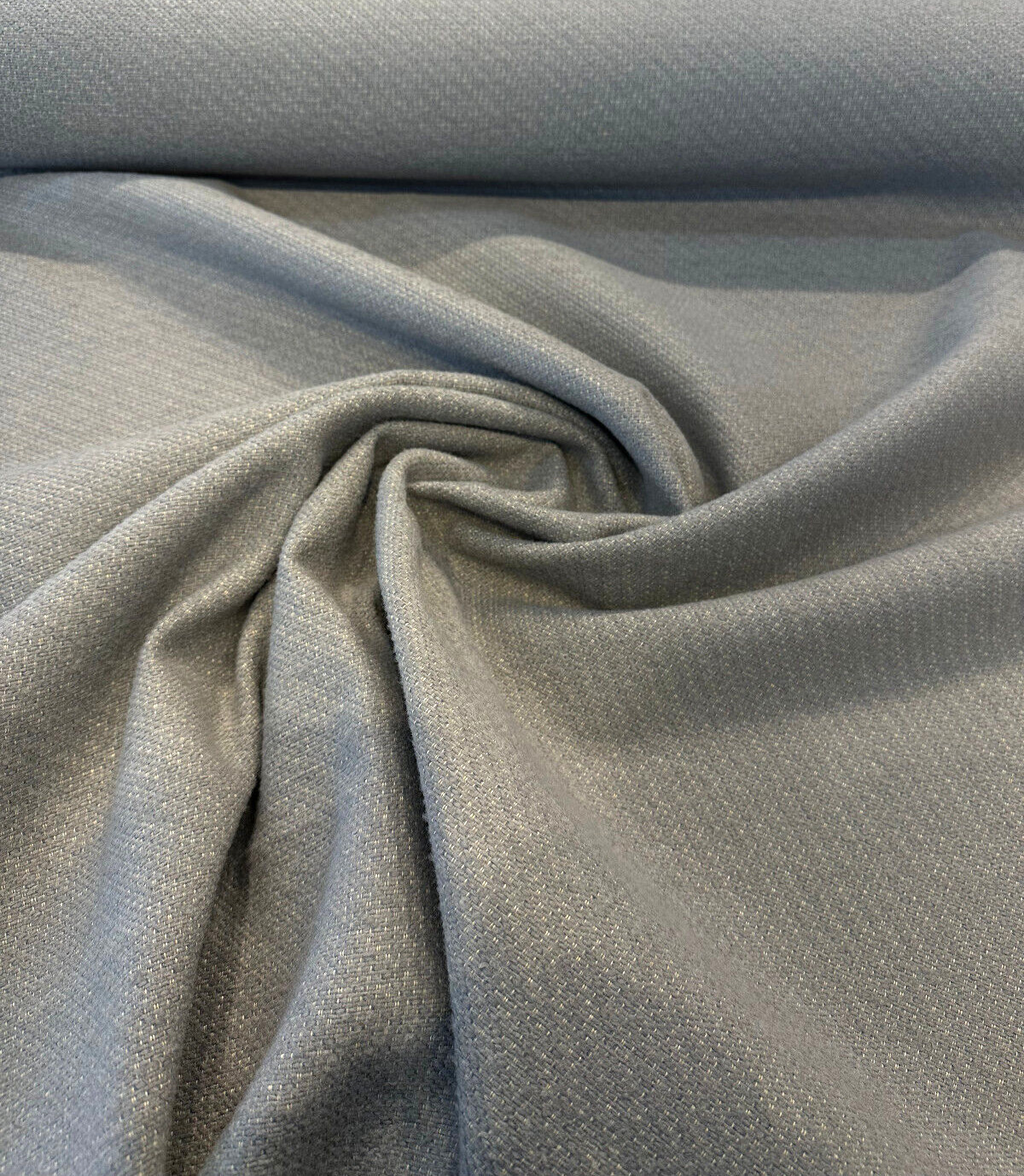 Sunbrella Chenille Outdoor Upholstery Fabric - Gray Gunmetal Tweed, 54" Width (1 Yard)