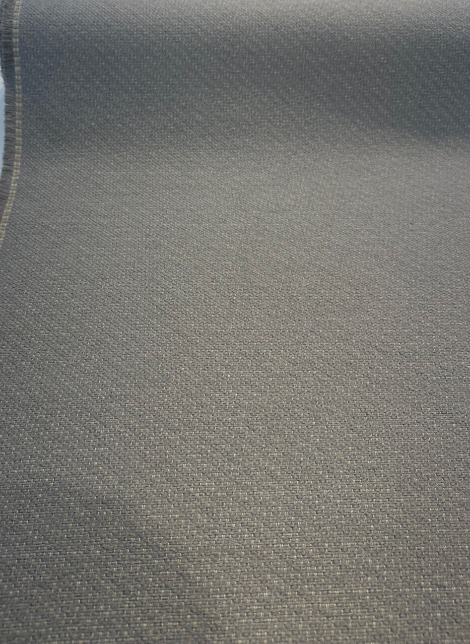 Sunbrella Chenille Outdoor Upholstery Fabric - Gray Gunmetal Tweed, 54" Width (1 Yard)