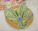 20"x20" Satin Napkins for Elegant Table 10 Piece Pack