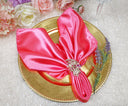 10 Piece Pack Luxury Satin Napkins for Stylish Dining