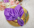 Satin Dinner Napkins 20x20 Victoria Lilac