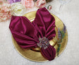 Satin Dinner Napkin Sample 20x20 Sangria