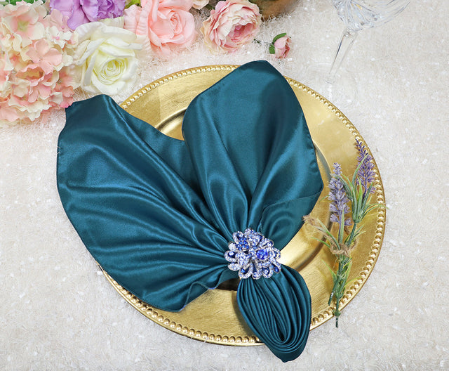 Satin Dinner Napkins 20x20 Serene