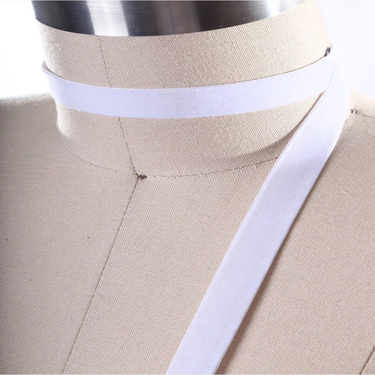 2 Yards Bright White Velvet Ribbon Trim Soft Velour Tape for Jewelry & Garment Finishing