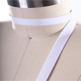 2 Yards Bright White Velvet Ribbon Trim Soft Velour Tape for Jewelry & Garment Finishing