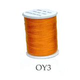 200 Yards 100 Percent Polyester Thread Orange or Yellow for Quilting and DIY Projects