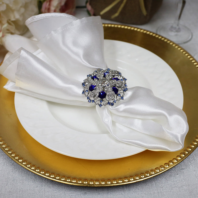 Heavy Duty Satin Dinner Napkins 20x20 White