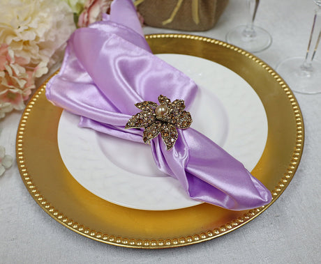 Luxury Heavy Duty Satin Napkins for Stylish Dining