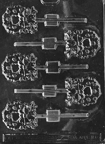 Wreath Lolly Chocolate Mold - LPC103