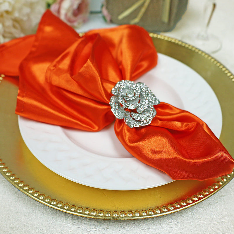 Luxury Heavy Duty Satin Napkins for Stylish Dining