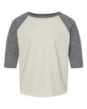 Toddler Baseball Fine Jersey Three-Quarter Sleeve Tee