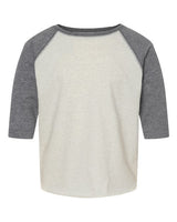 Toddler Baseball Fine Jersey Three-Quarter Sleeve Tee