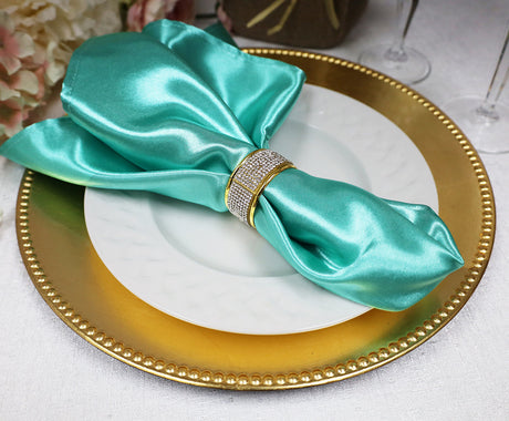 Heavy Duty Satin Napkins for Elegant Table