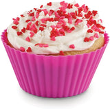 Assorted Colors Silicone Baking Cup, Fox Run Brand, Standard Size, 2 3/4" x 1 1/4" - 12 cups / set