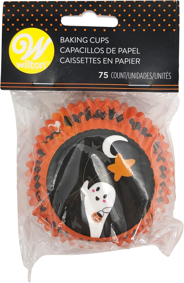 Wilton Trick or Treat Cupcake Baking Cups 75/Pkg