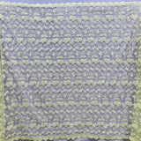 Beaded Corded Floral Bridal Lace Fabric 52" Wide