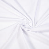 Cotton Spandex Jersey Knit Fabric White 12oz