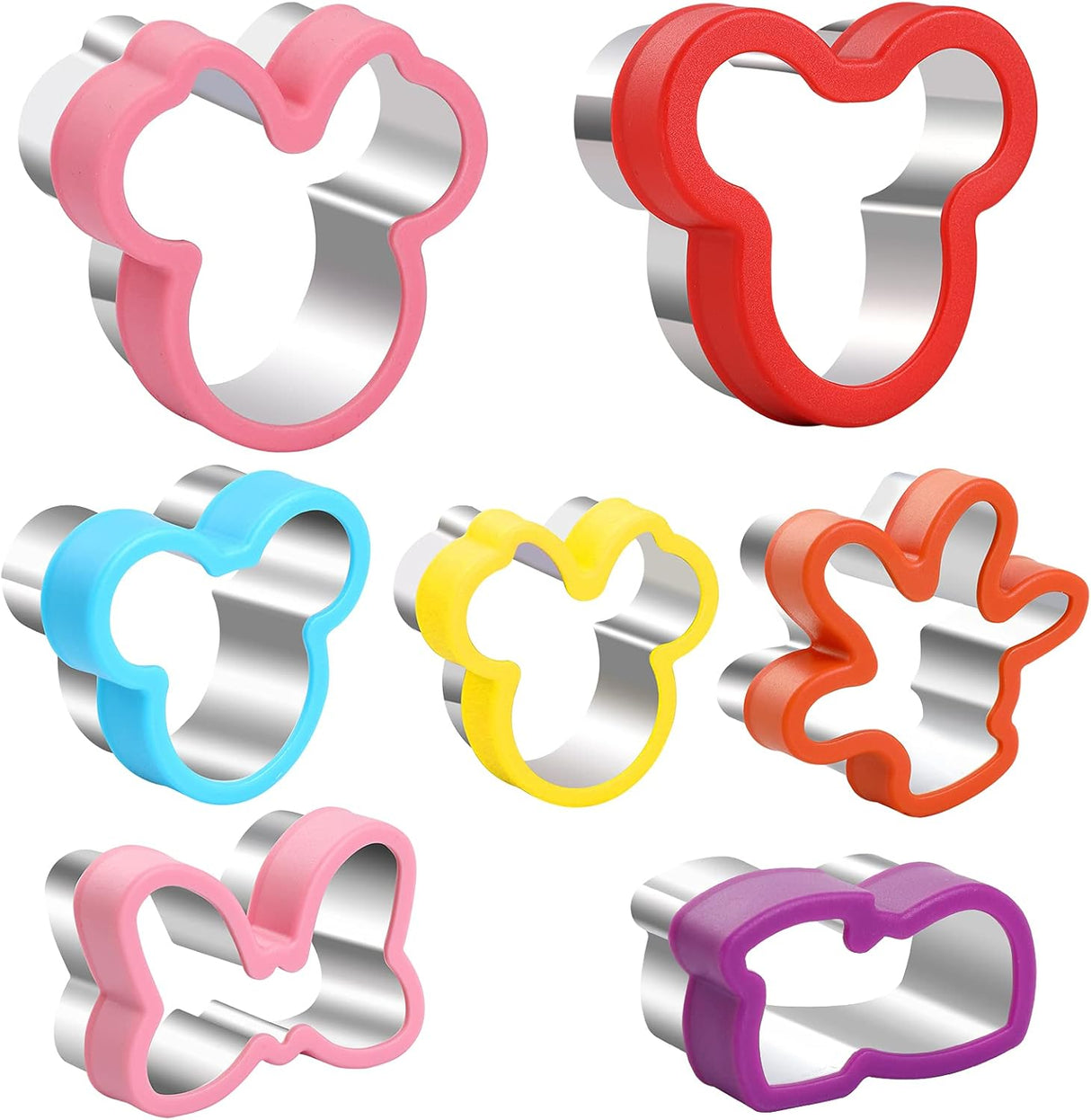 Cookie Cutter Set – 7 Pcs Head Glove Shoe Bows Shapes Food Grade for Kids