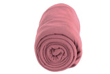 Polyester Spandex Knit Fabric Mauve DTY Double Brushed