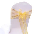 (12 Pack) Gold Organza Sash