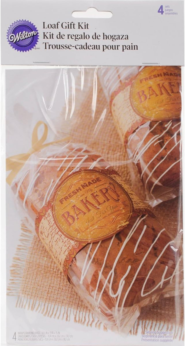 Wilton Treat bags for homemade loafs and breads gift tag and ties Harvest
