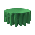 Kelly Green Bridal Satin Round Tablecloth 120″