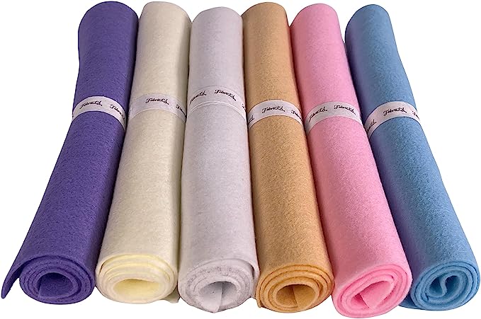 Acrylic Felt Rolls 12 x 18 Pastel Lovers