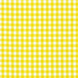 1/4″ Inch Yellow Checkered Gingham Poly Cotton Fabric,