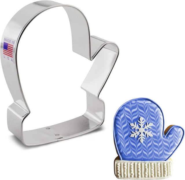 Ann Clark Winter Mitten Cookie Cutter 5 x 4.25 x 1 in.