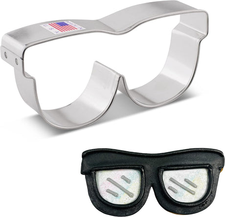 Ann Clark Glasses Sunglasses Cookie Cutter 3.75"
