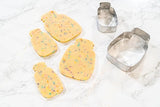 Stainless Steel Mason Jar Cookie Cutters, Jar Shape Cutter Set of 4 (3.5 Inch & 4.5 Inch)