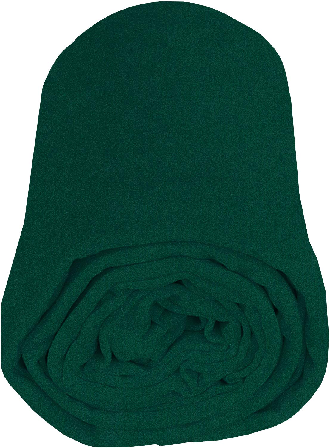 Polyester Spandex Knit Fabric Hunter Green DTY Double Brushed