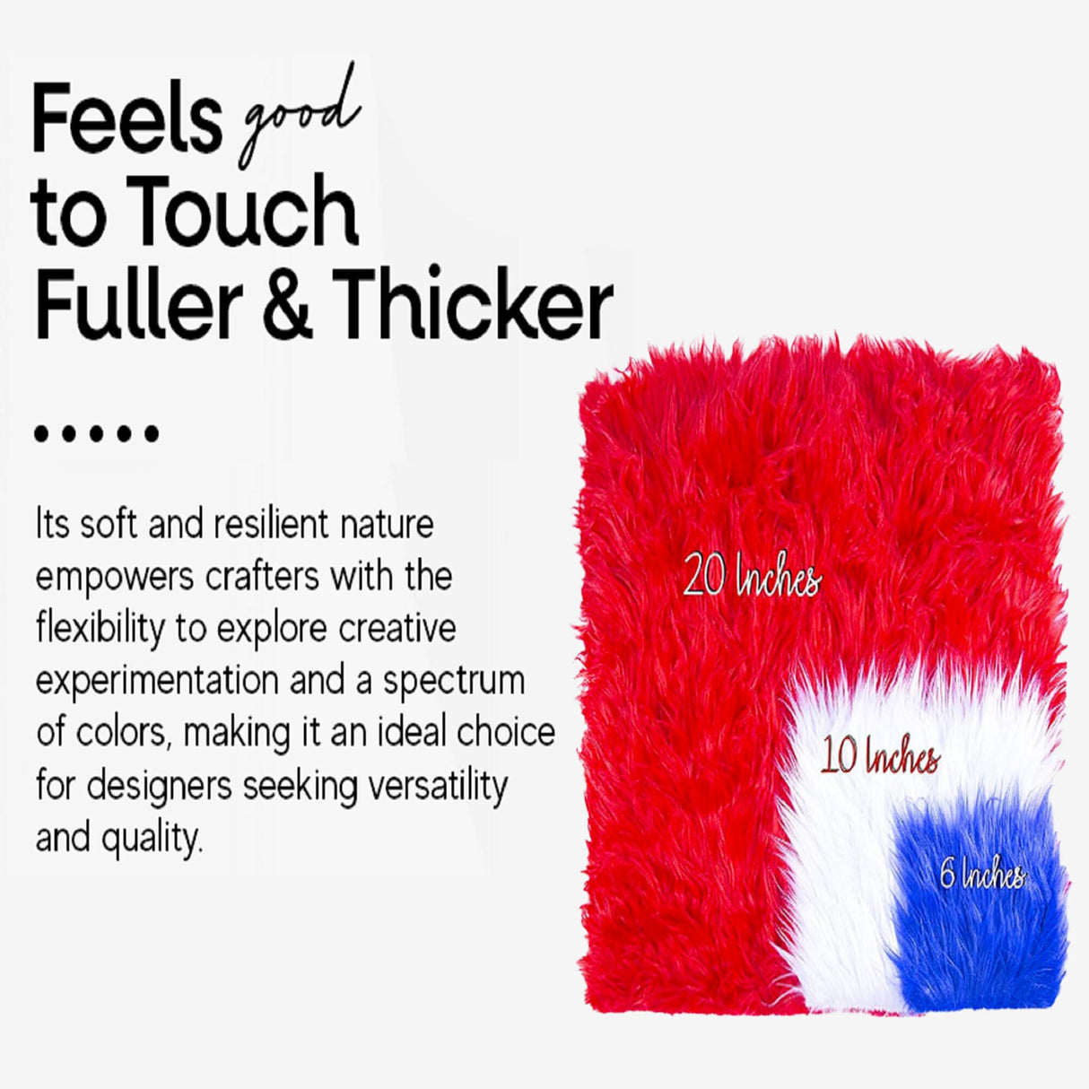 Faux Fur Fabric Squares Lavender