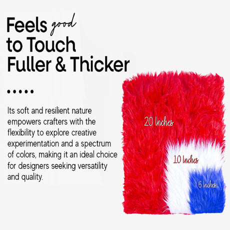Faux Fur Fabric Squares Lavender