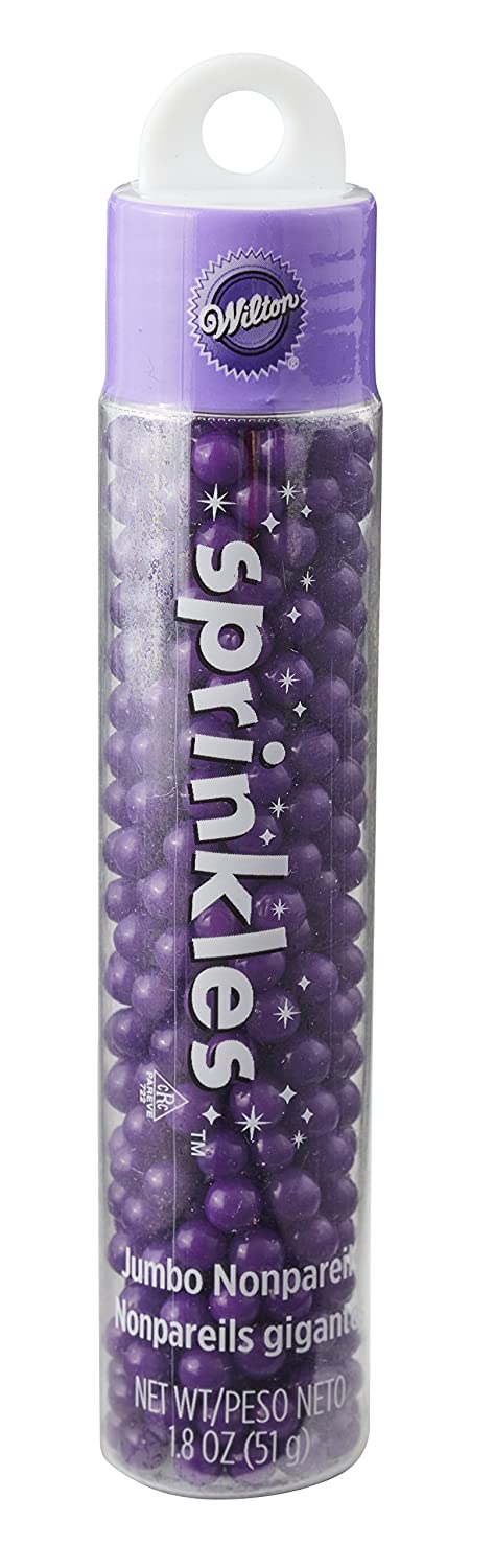 Wilton Purple Jumbo Nonpareils Sprinkles – 1.8 oz.