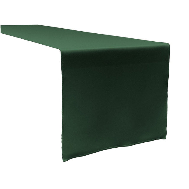 Hunter Green Polyester Table Runner
