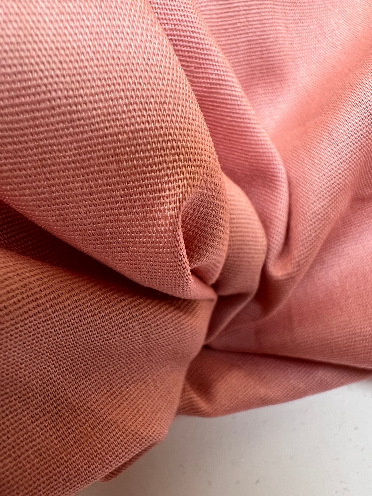 Pink Viscose Elastane Plain Woven