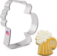 Ann Clark Beer Mug Stein with Foam Bubbles Cookie Cutter, 4.25"