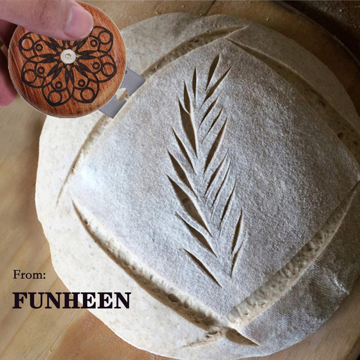 Bread Lame Cutter UFO for Homemade Sourdough Bread Bakers, Slashing Tool Cutting Bread Scoring Knife Razor Cutter, Great Gift for Artisan Bread and Baguette Makers
