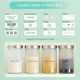JADENS Label Maker Machine, D11 Portable Bluetooth Printer for Labeling, Home, Office, Organization, Mini Label Maker Machine