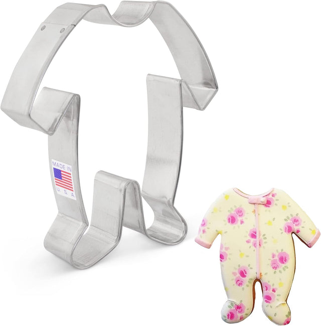 Ann Clark Baby Footie Pajamas PJs Cookie Cutter, 4.5"