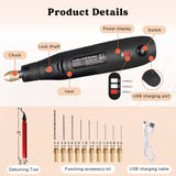 Resin Drill with Deburring Tool - Mini Cordless