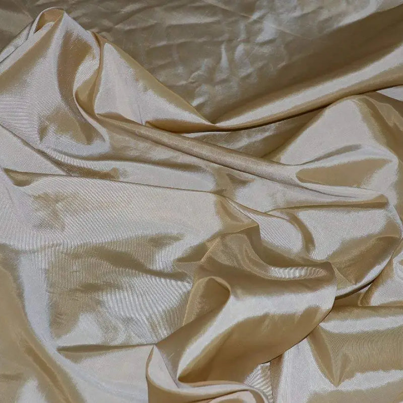 Champagne Taffeta Solid Fabric