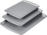 Wilton Recipe Right Non-Stick Cookie Sheet Set, 3-Piece
