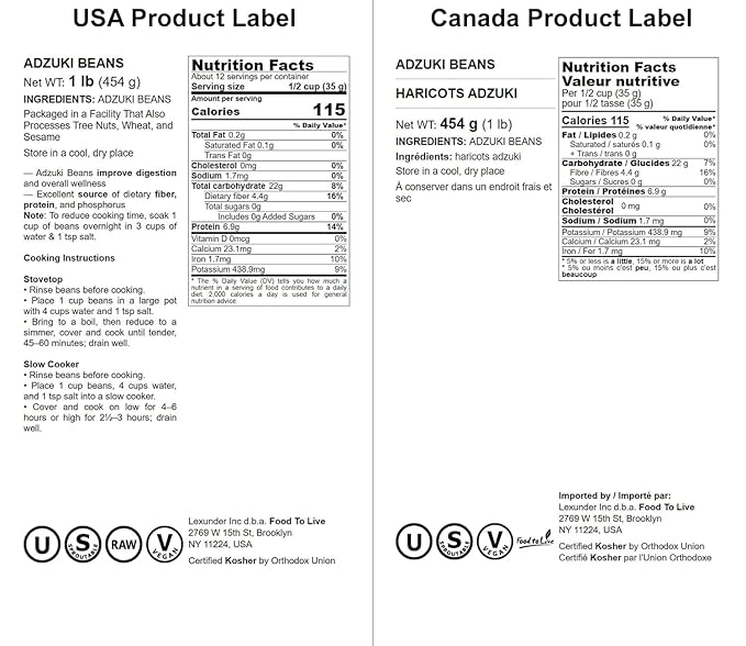 Swad Adzukis Beans 4lbs