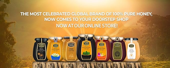 AL SHIFA All Natural Pure Raw Sidr Honey, Gold, 500g